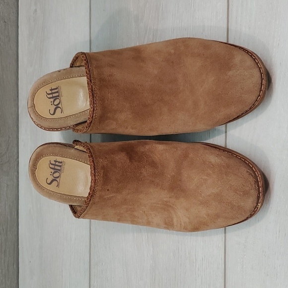 Sofft Womens Tasha Leather Comfort Clogs Heels Shoes sz 9M - Picture 4 of 12